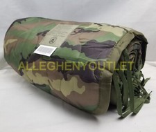 BAF Wet Weather, WOODLAND CAMO, Poncho Liner Woobie Blanket w/ Stuff Sack, NIB picture