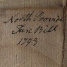 RARE 1793 Signed Promissory Note - Autographs/Historical Document picture