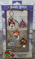 Angry Birds 5 Piece Christmas Ornament Set 2013 picture