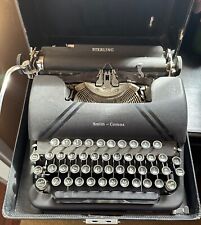 1947 Smith Corona Sterling Floating Shift portable manual typewriter with case picture