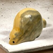 Vintage Inuit Stone Sculpture Figurine Arctic Seal Canada by Wolf Original picture