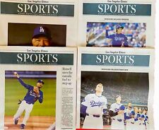 LA TIMES SPORTS (4) NEWSPAPERS 3/3/24-3/24/24  OHTANI DODGERS RAMS A. DONALD  AD picture