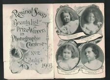 Resinol Soap 1903 Beauty List of Prize Winners in Photographic Contest Brochure picture