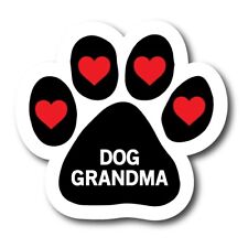 Dog Grandma Pawprint Car Magnet By Magnet Me Up 5