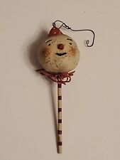 RARE Johanna Parker For Bethany Lowe Snowman Lollipop Ornament 5