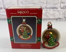 1990 Enesco Christmas Ornament “Deck The Halls” #4 Treasury  *MINT* picture