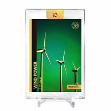 WIND POWER Renewable Energy Card 2023 GleeBeeCo #WNRN-G Encased Holo GOLD 1/1 picture