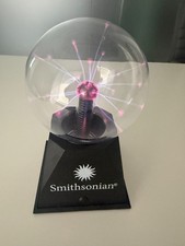 Smithsonian Plasma Ball Lamp Light Touch Sensitive - Touch & Sound Responsive  picture