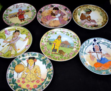Set of  7 Vintage Heinrich Villeroy & Boch Plate Unicef Children of the World picture