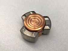 Small Filament Superconductor Tri Fidget Spinner with Copper Buttons - Rare EDC picture
