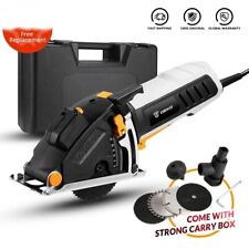 Circular Saw Power Tool Laser 4 Blades Dust Passage Comfortable Handle Electric picture
