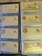 Lot of 71 metal Social Security Cards in Album all Different w/ Orig Display NOS picture