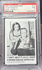 1964 The Munsters I Can't Help It, Lilly, I Have A Monsterous Appetite #13 PSA 7 picture
