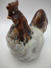 #42.  Ceramic Fat Rooster Figurine. Nice Glazing. Appx 5 inches Tall. picture