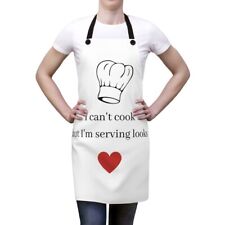 I Can't Cook Funny White Apron picture