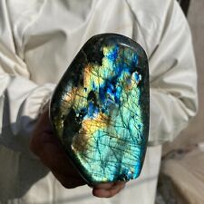 1.8lb Natural Gorgeous Labradorite Quartz Crystal Stone Specimen Healing picture