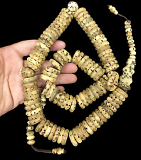 Prayer Beads inlaid 100 Tasbeeh Islamic Salah Masbaha rosary Oud Saliba 20 Mm picture