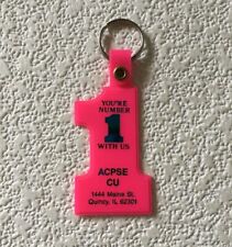 Vintage Keychain ACPSE CU Key Fob Oversight of Advanced Facial Plastic Surgery picture