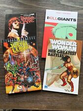 Assorted TPBs - Justice League, Wonder Woman, Painkiller Jane, I Kill Giants picture