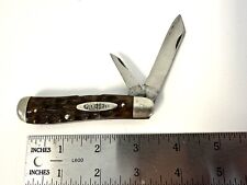 Robeson Shuredge Pocketeze 623424 Vintage Pocket Knife Jigged Bone 2 Blade picture