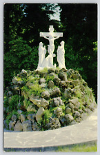 Postcard Crucifixion Group Sanctuary Sorrowful Mother Portland Oregon picture