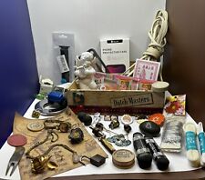 Vintage Junk Drawer Lot | Jewelry | Tokens | Tobacco Box | 🧨 Resell Items DEAL picture