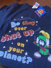 VINTAGE Marvin The Martian Looney Tunes T-Shirt Medium NWT￼￼ 90S Y2K Retro picture