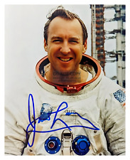 JIM LOVELL APOLLO 13 ASTRONAUT AT LAUNCH SITE AUTOGRAPHED 8X10 NASA PHOTO picture