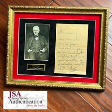 THOMAS EDISON * JSA LOA * Handwritten Autograph Letter Insulting Worker Signed picture