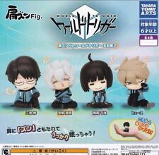 World Trigger Shoulder Zun Fig. Mascot Capsule Toy Figure Complete Set of 4 picture