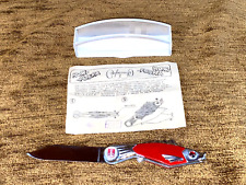NEW Vintage Knife RED FISH Soviet Permian Original Box and Instructions Old USSR picture