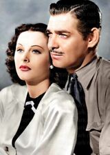 Clark Gable & Hedy Lamar in Boom Town RARE COLOR Photo 369 picture