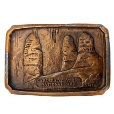 Carlsbad Caverns Belt Buckle National Park New Mexico Vintage Western Wear picture