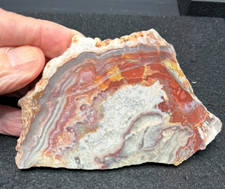 Rosetta Agate unfinished slab, great for cabbing 4.41oz (#1090} picture