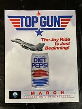 Top Gun Videocassette Diet Pepsi Sweepstakes Promotion Ad picture