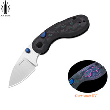 Kizer Microbe Mini Folding Pocket Knife M390 BladeCamoCarbon Handle Ki2742A4 picture