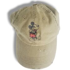#BN Disney Parks Olive Green Mickey Mouse Adult Baseball Cap Adjustable 57-61cm picture