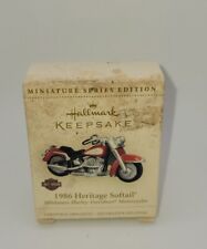 1986  Soft Tail Harley Davidson Collectible Toy Hallmark Collection  picture