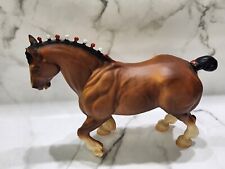 Vintage Clydesdale Breyer USA Traditional Bay #80 Stallion Brown Red White Bob picture