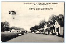 c1910s Westward Ho Motel Exterior Roadside Billings Montana MT Unposted Postcard picture
