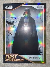 2023 TOPPS CHROME STAR WARS FIRST APPEARANCES DARTH VADER GOLD REFRACTOR picture