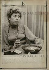 1974 Wirephoto Tel Aviv-Shulamit Aloni whose tiny citizen rights party 11.25X8 picture