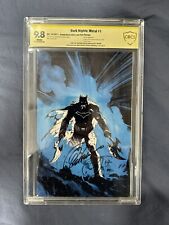 Dark Nights Metal 1 cbcs 9.8 2X Signed From Snyder Personal Collection Not CGC picture