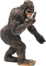 5.7 Inch Middle Finger Gorilla Statue, Funny Resin Garden Chimpanzee picture
