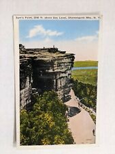 sams point 2340 ft above sea level shawangunk mts ny postcard P002A picture