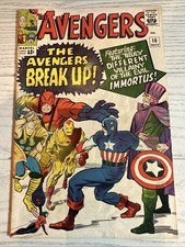 The Avengers #10 1964 1st Immortus Avengers Break Up Captain America Kirby Lee picture