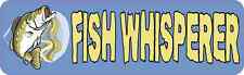 10X3 Fish Whisperer Bumper Sticker Vinyl Sports Bass Fishing Stickers Car Decal picture