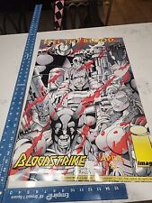 Image Promo folded Poster Comic Book Shop Vintage Bloodstrike picture