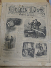 Antique Newspaper 1881 December 17th Golden Days picture