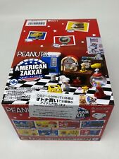 RE-MENT Miniature PEANUTS SNOOPY AMERICAN ZAKKA Complete Set BOX of 8 packs picture